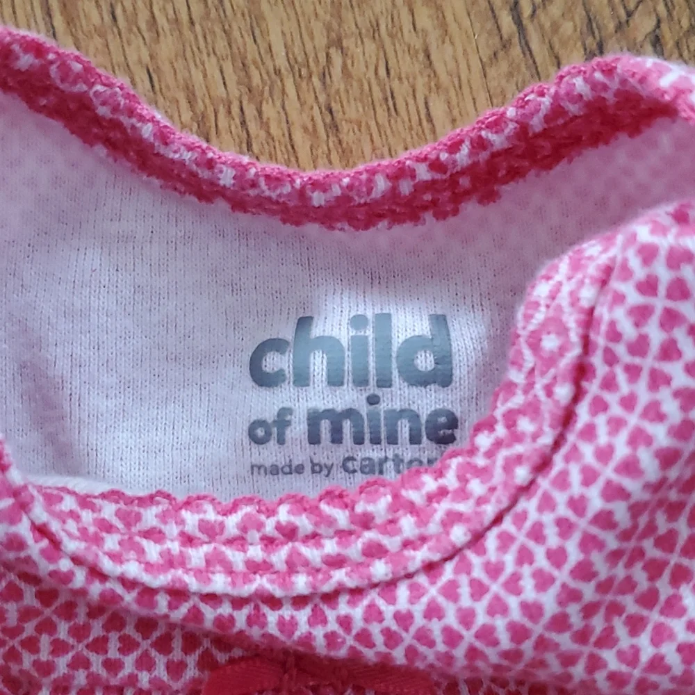 Carters Child of Mine Girls 3 Pack Short‎ Sleeve Onesies